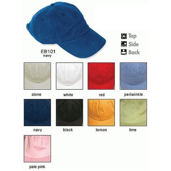 Adams Headwear Adams Headwear 00820599097386 ESSENTIALS BRUSHED TWILL EB101 WHITE 820599097386